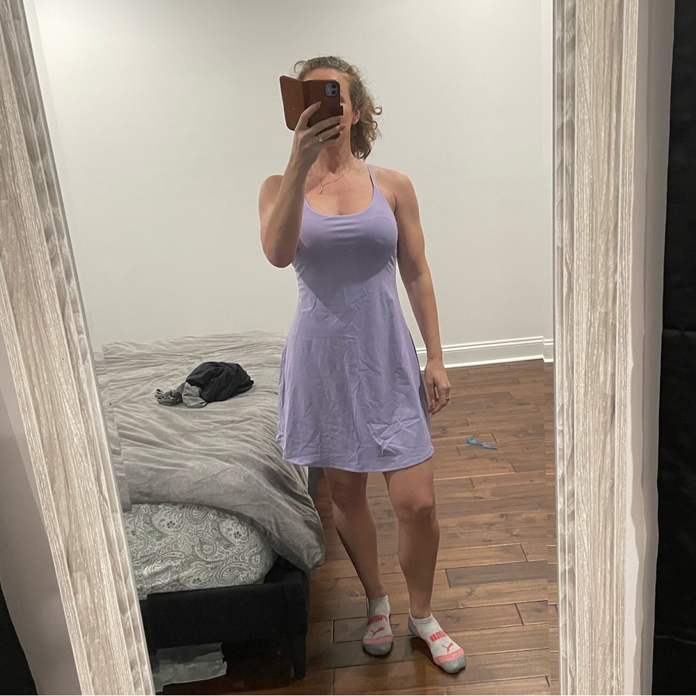 NWT HALARA Cloudful Lavender dress, medium long